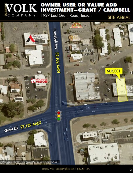 1927 E Grant Rd, Tucson, AZ à vendre - Aérien – Image 3 sur 6