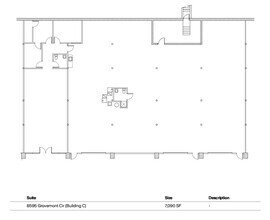8565-8637 Grovemont Cir, Gaithersburg, MD à louer Plan d’étage– Image 1 sur 1