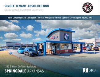 Plus de détails pour 1359 E Henri De Tonti Blvd, Springdale, AR - Local commercial à vendre