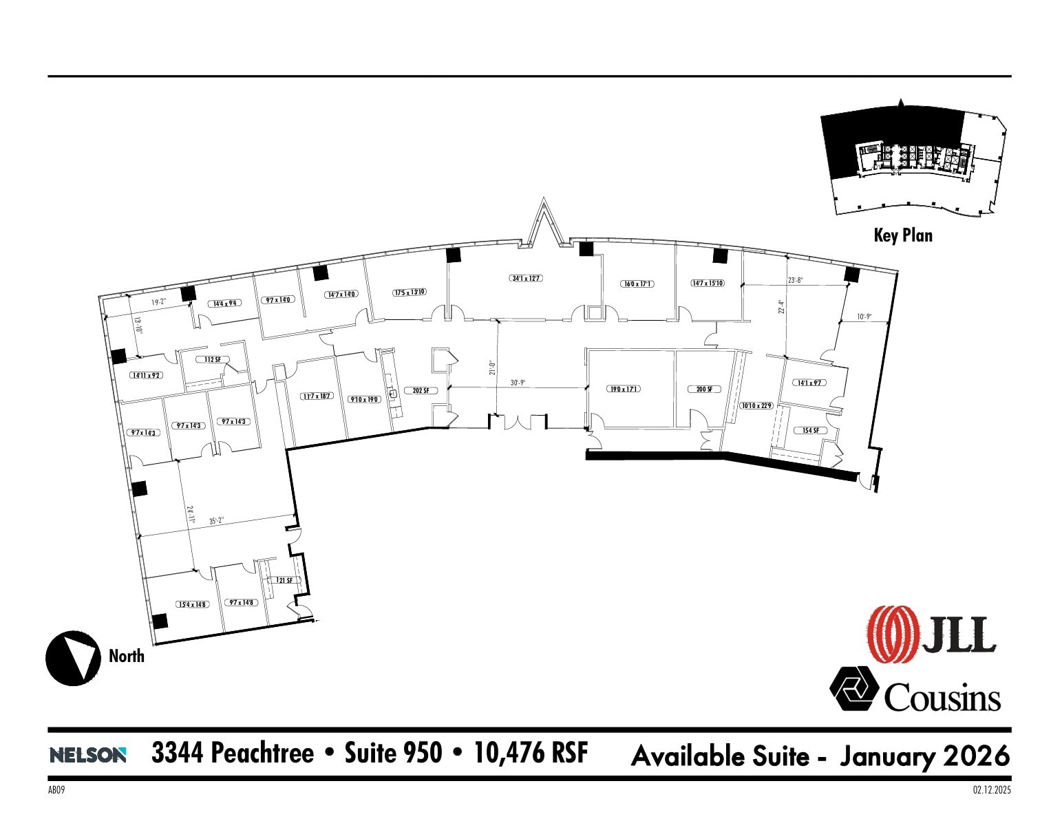 3344 Peachtree Rd NE, Atlanta, GA à louer Plan d’étage– Image 1 sur 1