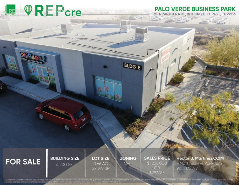 1351 N Zaragoza Rd, El Paso, TX à vendre - Photo principale – Image 1 sur 29