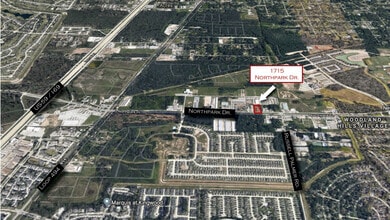 1715 Northpark Dr, Kingwood, TX - VUE AÉRIENNE vue de carte - Image1