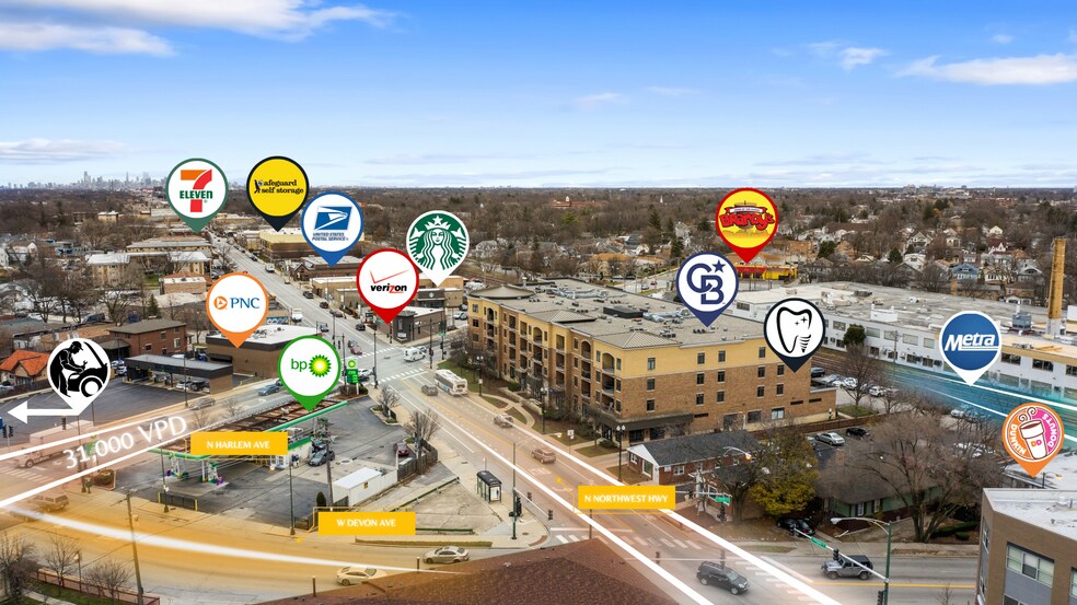 6400 N Northwest Hwy, Chicago, IL à louer - Photo de l’immeuble – Image 2 sur 38