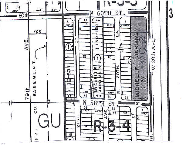 5804-5990 W 20th Ave, Hialeah, FL à louer - Plan cadastral – Image 3 sur 3