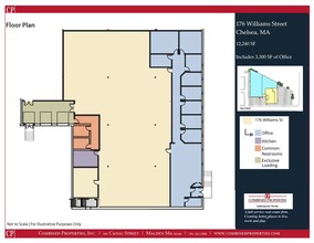 172-176 Williams St, Chelsea, MA à louer Plan d’étage– Image 1 sur 1