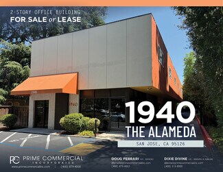 Plus de détails pour 1940 The Alameda, San Jose, CA - Bureau à louer