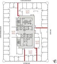11111 Santa Monica Blvd, Los Angeles, CA à louer Plan d’étage– Image 1 sur 1