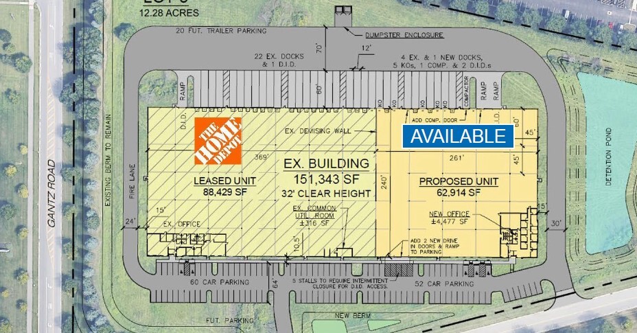 3563 Southpark Pl, Grove City, OH à louer - Plan d’étage – Image 2 sur 8