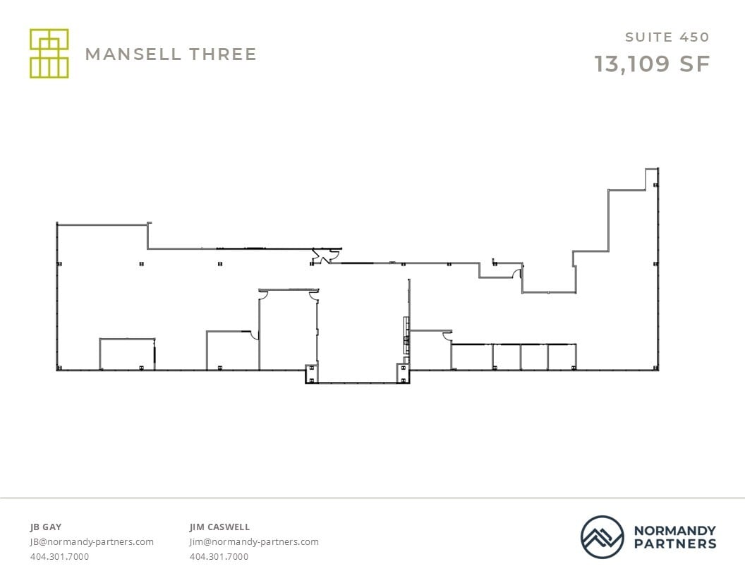 3600 Mansell Rd, Alpharetta, GA à louer Plan d’étage– Image 1 sur 1