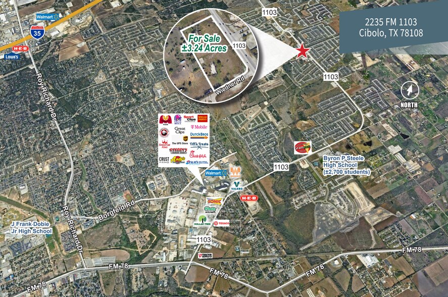2235 FM 1103, Cibolo, TX à vendre - Aérien – Image 2 sur 2