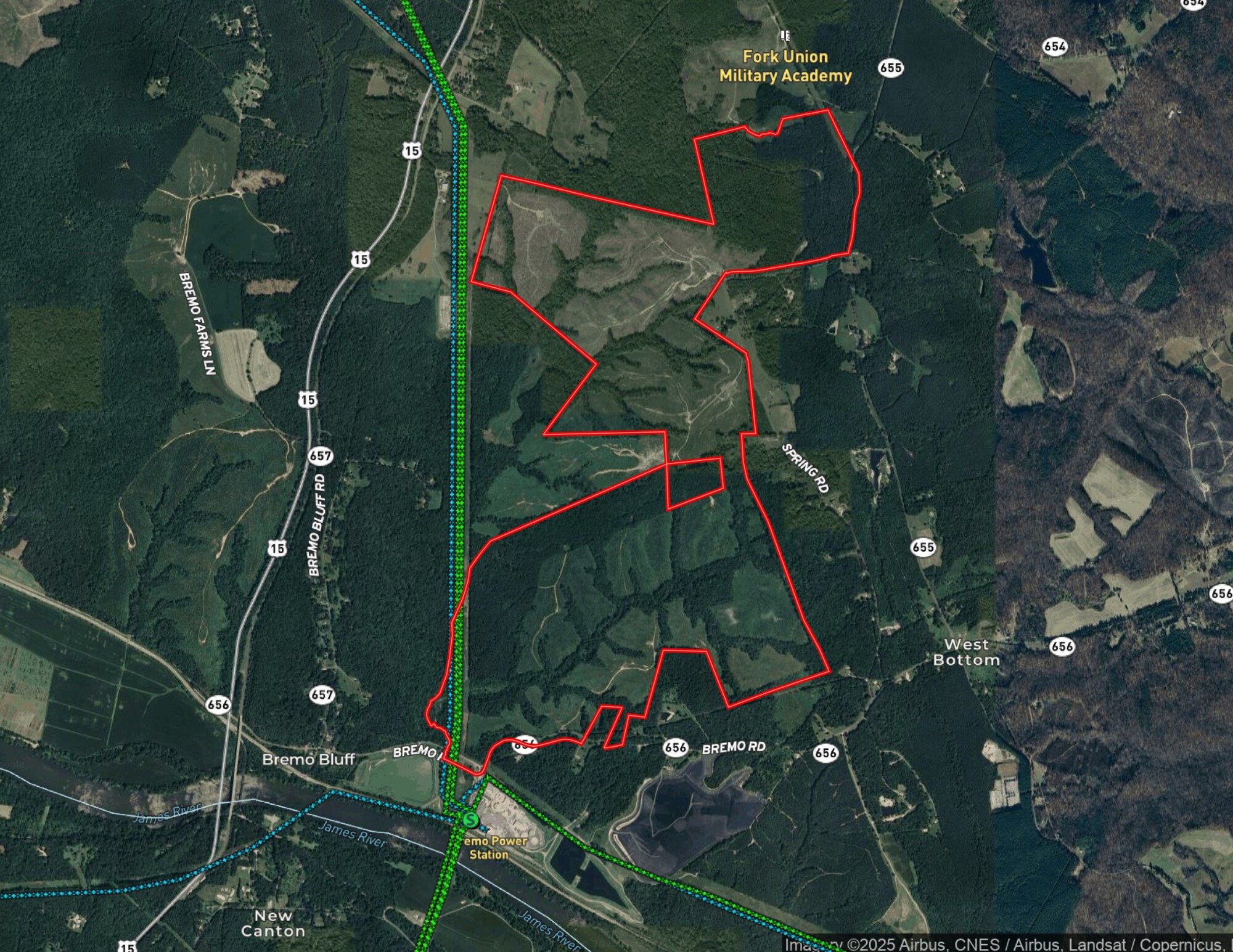 0 Bremo Road, Bremo Bluff, VA à vendre Aérien– Image 1 sur 10