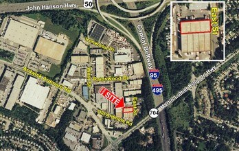 3610-3620 East St, Landover, MD - VUE AÉRIENNE  vue de carte