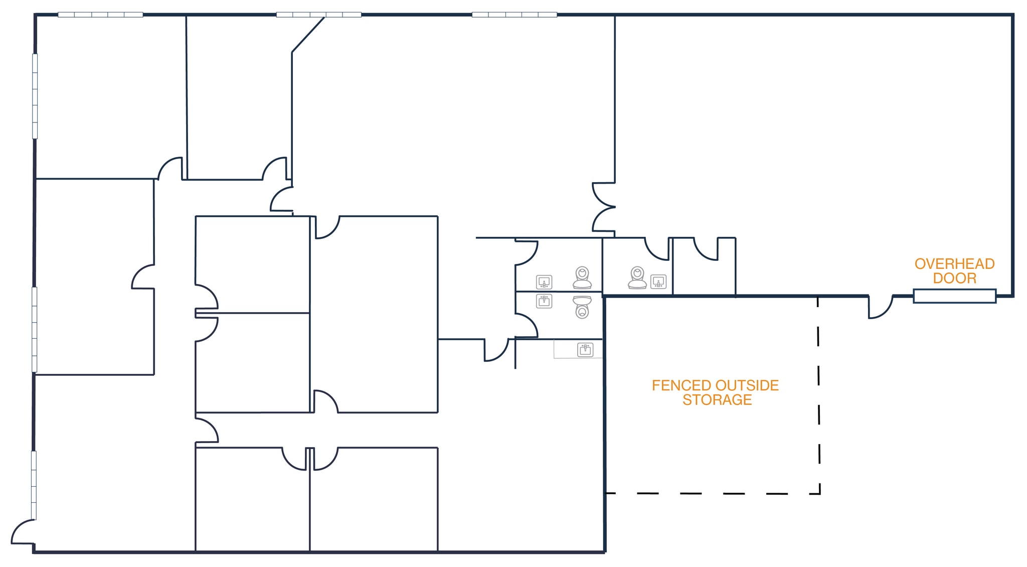 10812 Fallstone Rd, Houston, TX à louer Plan d’étage– Image 1 sur 1