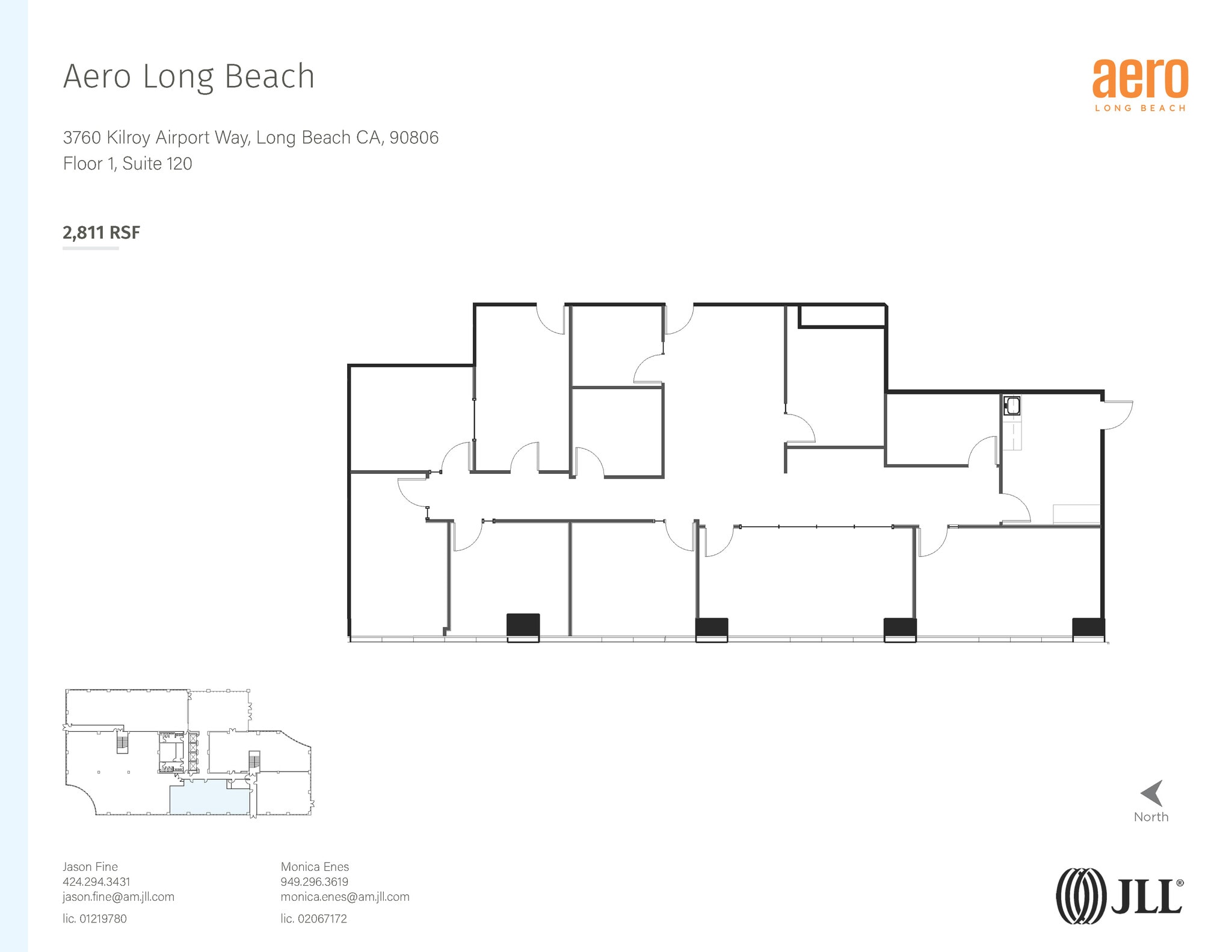 3900 Kilroy Airport Way, Long Beach, CA à louer Plan d’étage– Image 1 sur 1