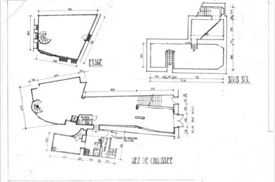 Local commercial dans Nice à vendre - Plan d’étage – Image 2 sur 3