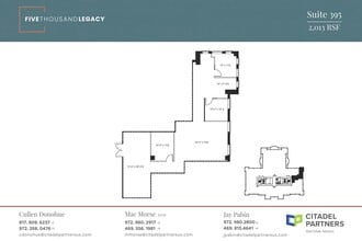 5000 Legacy Dr, Plano, TX à louer Plan d’étage– Image 2 sur 2