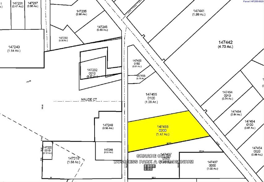 2814 Mercury Rd, Jacksonville, FL à louer - Plan cadastral – Image 2 sur 5