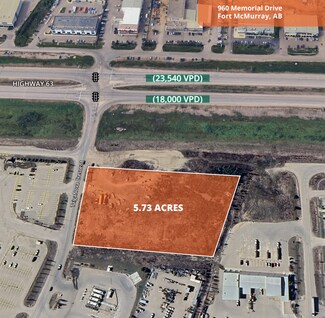 Plus de détails pour 960 Memorial Dr, Fort McMurray, AB - Terrain à vendre