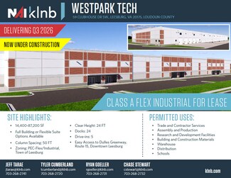 Plus de détails pour 59 Clubhouse Dr SW, Leesburg, VA - Industriel/Logistique à louer