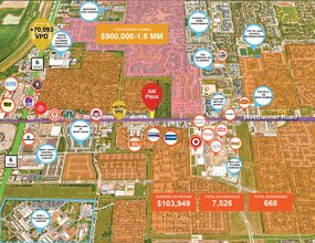 13660-13670 Westheimer Rd, Houston, TX - Vue aérienne vue de carte