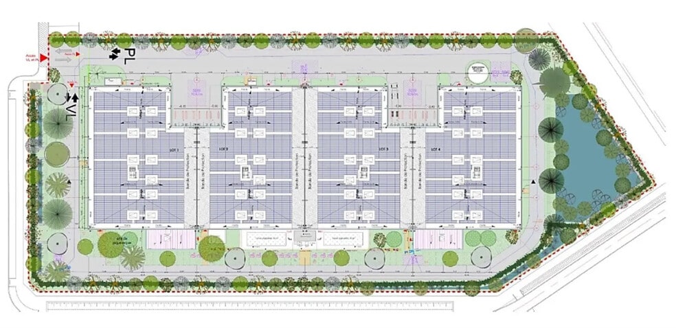 Industriel/Logistique dans Puiseux-en-France à louer - Plan d’étage – Image 3 sur 5
