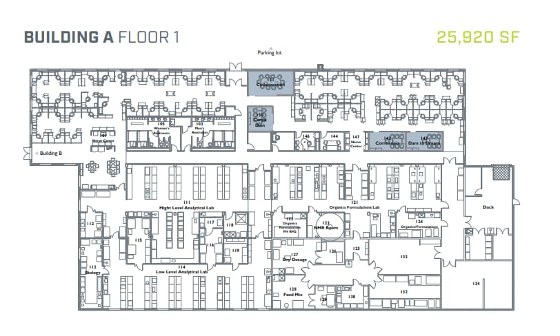 2500 Innovation Way, Greenfield, IN à louer Plan d’étage– Image 1 sur 1