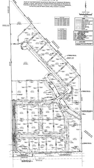 901 Maple Rd, New Lenox, IL à vendre - Plan de site – Image 3 sur 5