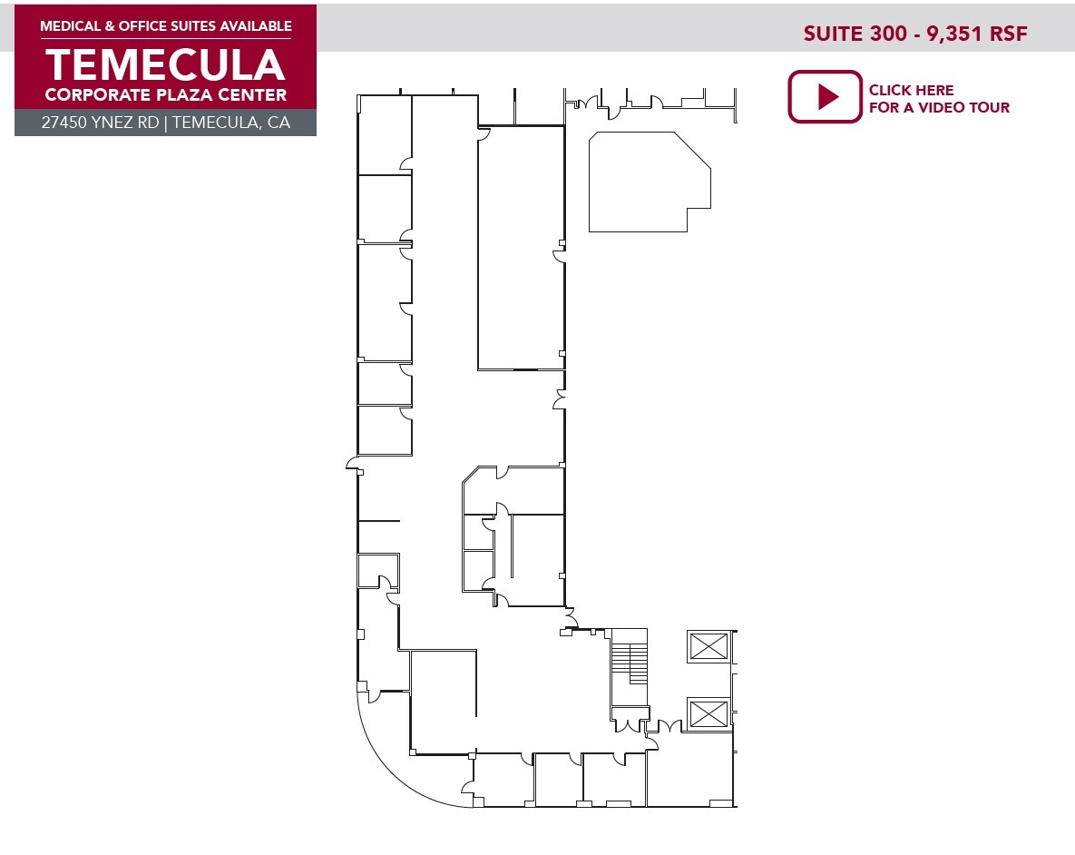 27450 Ynez Rd, Temecula, CA à louer Plan d’étage– Image 1 sur 2