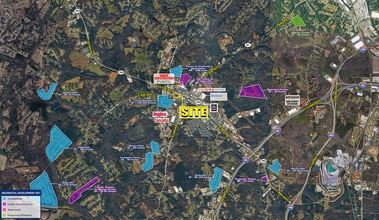 3529 Hwy 153, Powdersville, SC - Vue aérienne vue de carte - Image1
