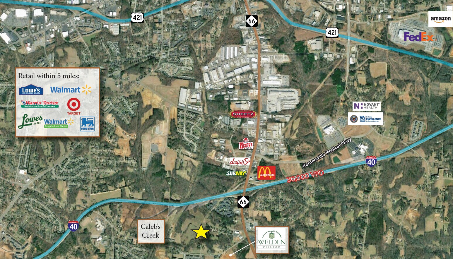 1320 - 1340 Crews Farm Rd, Kernersville, NC à vendre Photo principale– Image 1 sur 5