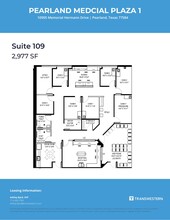 10905 Memorial Hermann Dr, Pearland, TX à louer Plan d’étage– Image 1 sur 1