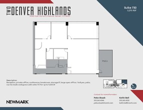 10375 E Harvard Ave, Denver, CO à louer Plan d’étage– Image 1 sur 1