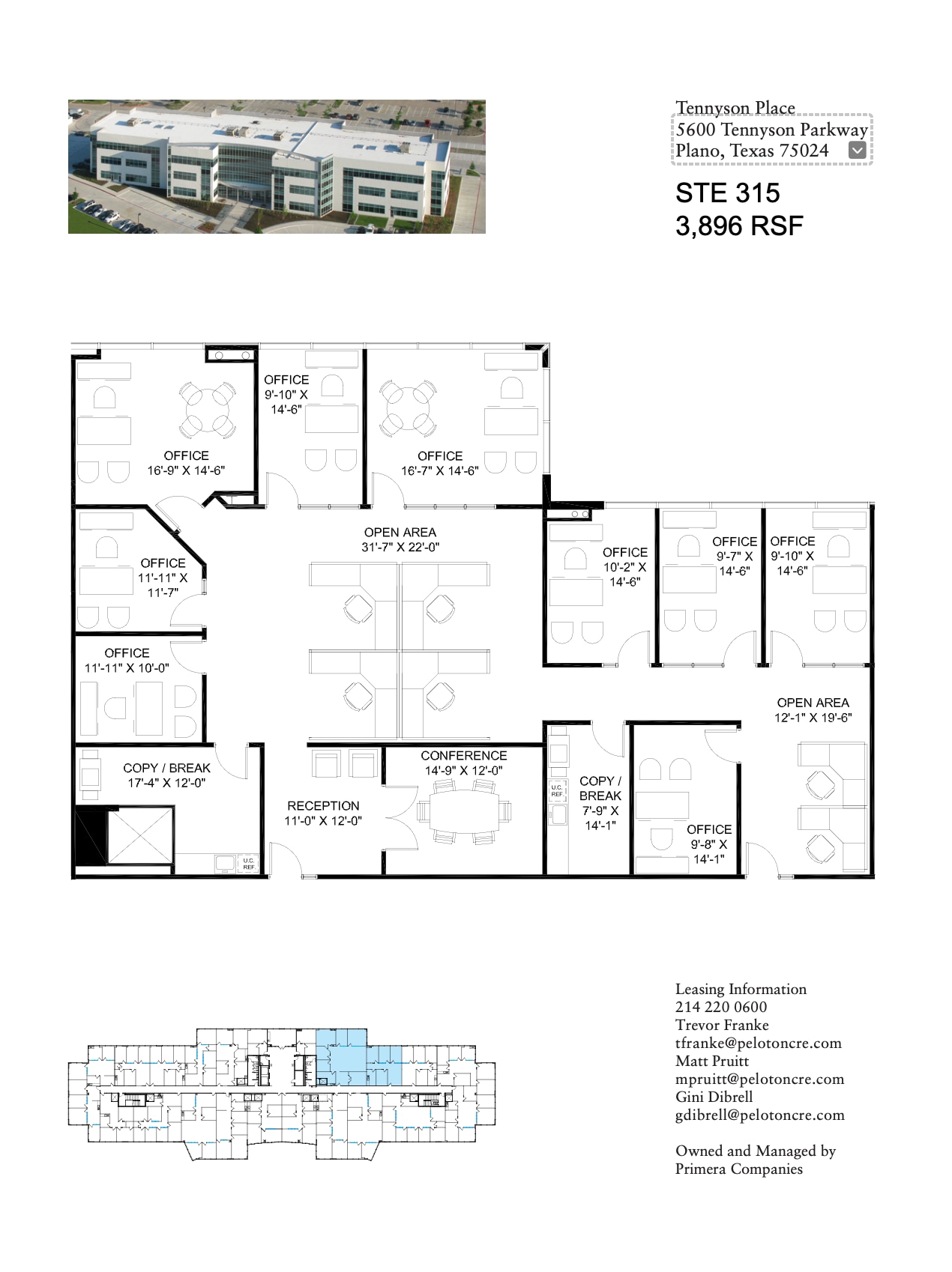 5600 Tennyson Pkwy, Plano, TX à louer Plan d’étage– Image 1 sur 1