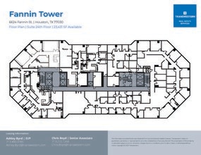 6624 Fannin St, Houston, TX à louer Plan d’étage– Image 1 sur 1