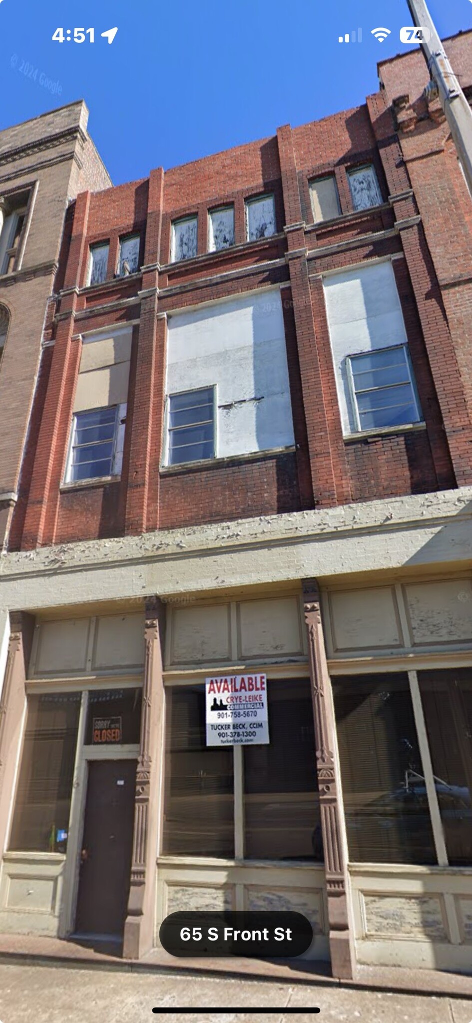64 S Front St, Memphis, TN à vendre Photo de l’immeuble– Image 1 sur 9