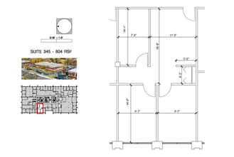 191 Waukegan Rd, Northfield, IL à louer Plan d’étage– Image 1 sur 2