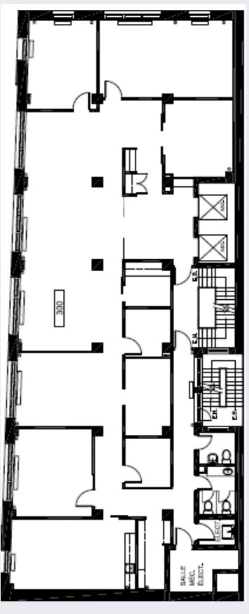 152 Rue Notre-Dame E, Montréal, QC à louer Plan d’étage– Image 1 sur 1