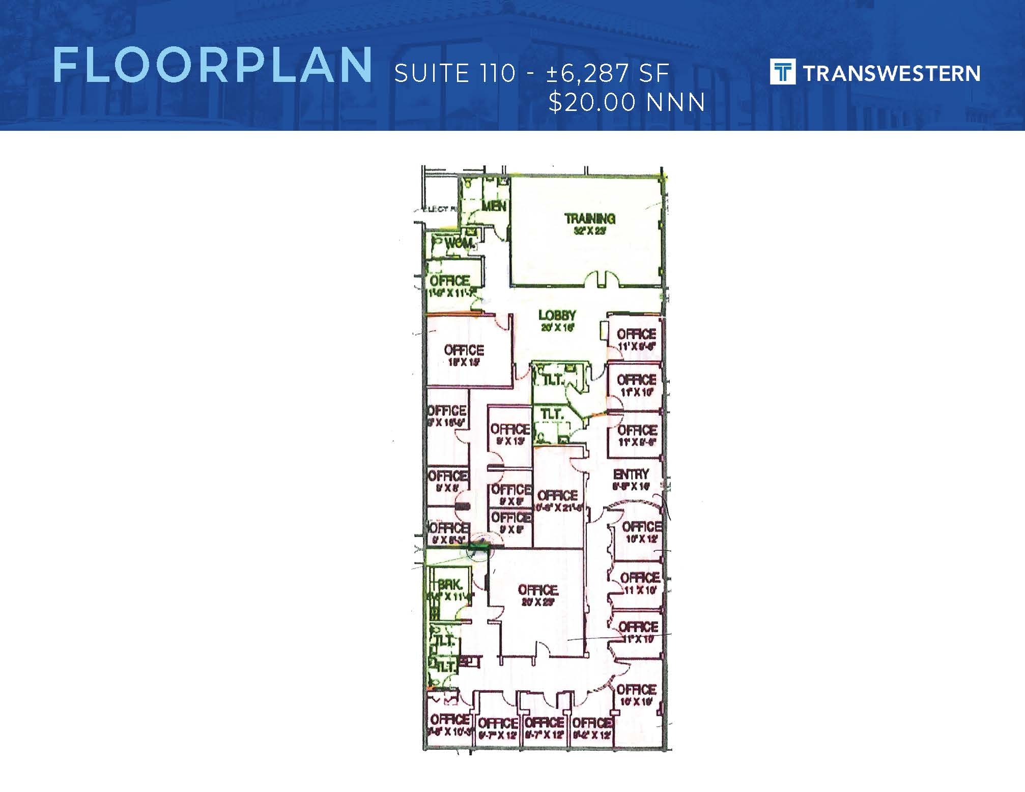 3280 S Country Club Way, Tempe, AZ à louer Plan d’étage– Image 1 sur 1
