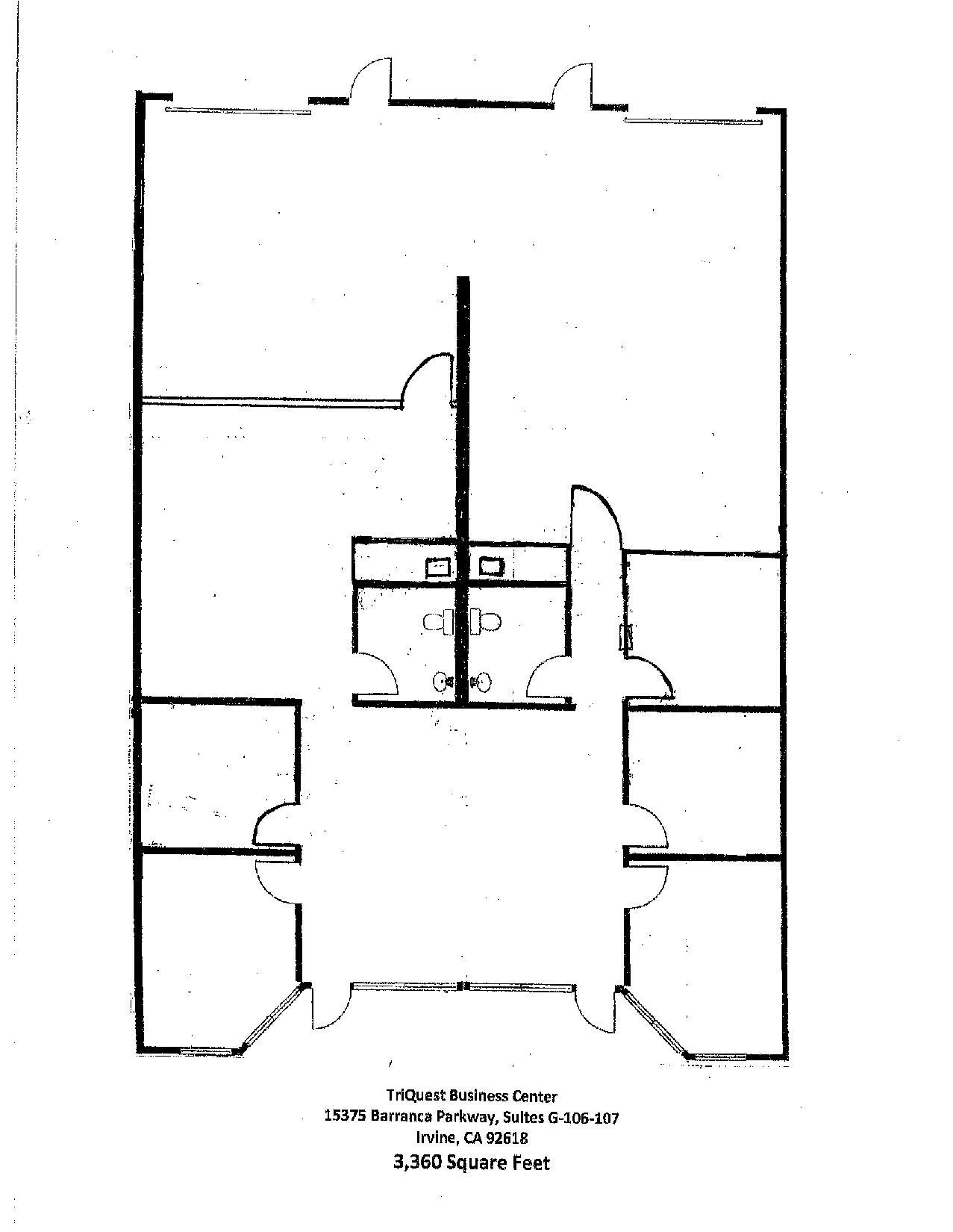 15375 Barranca Pky, Irvine, CA à louer Plan d’étage– Image 1 sur 1