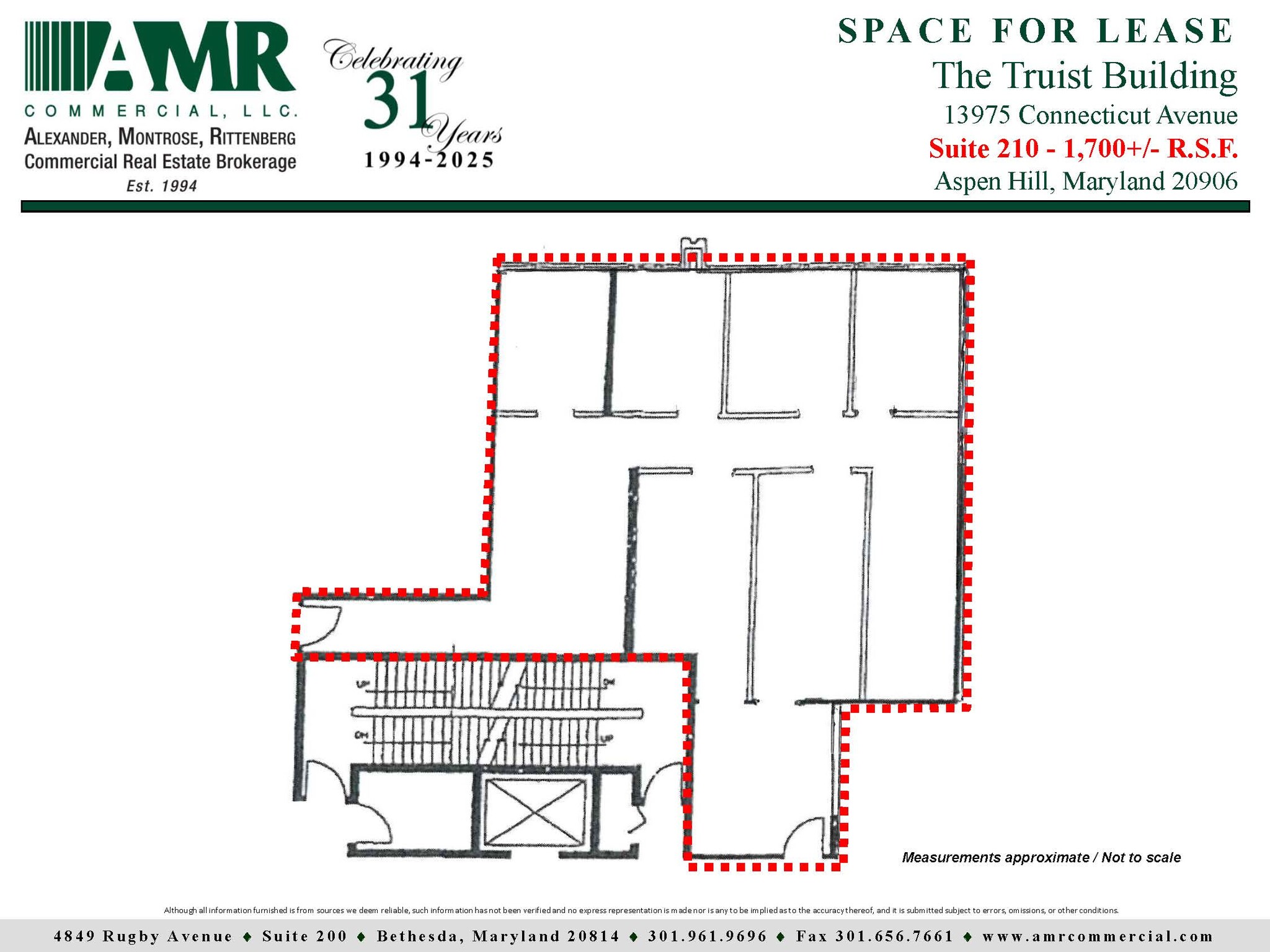 13975 Connecticut Ave, Silver Spring, MD à louer Plan d’étage– Image 1 sur 1