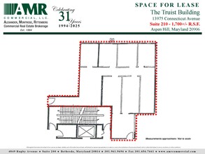 13975 Connecticut Ave, Silver Spring, MD à louer Plan d’étage– Image 1 sur 1