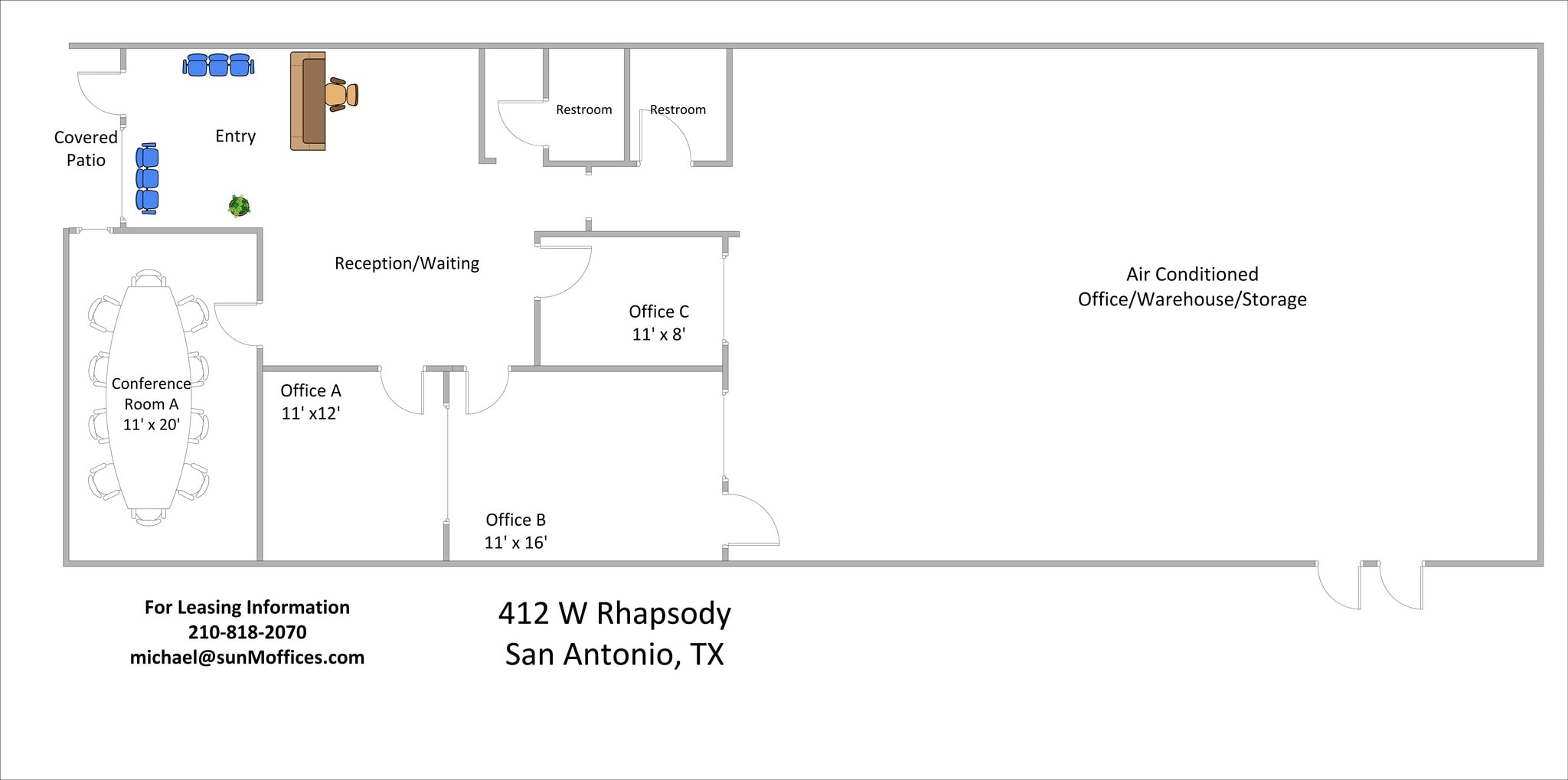 410-412 W Rhapsody Dr, San Antonio, TX à louer Plan de site– Image 1 sur 1