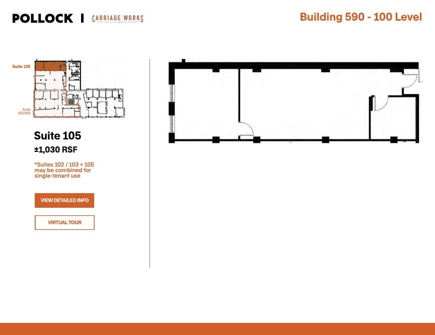 590 Means St NW, Atlanta, GA à louer Plan d’étage– Image 1 sur 2