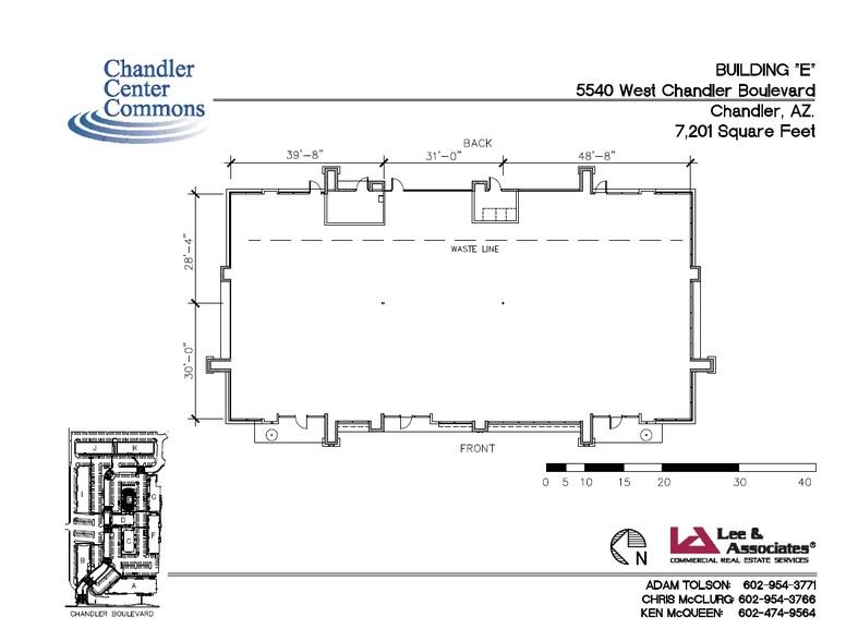 5540 W Chandler Blvd, Chandler, AZ à vendre - Plan d’étage – Image 3 sur 4