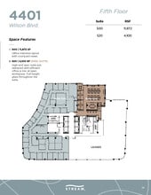 4401 Wilson Blvd, Arlington, VA à louer Plan d’étage– Image 2 sur 3