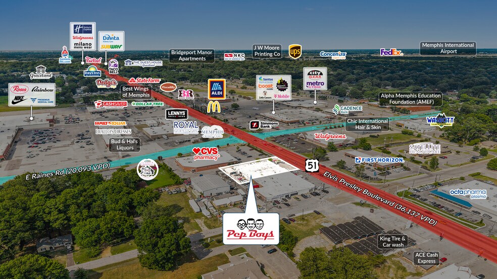 4177 Elvis Presley Blvd, Memphis, TN à vendre - Photo de l’immeuble – Image 2 sur 5