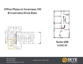 8 Inverness Dr E, Englewood, CO à louer Plan d’étage– Image 1 sur 1