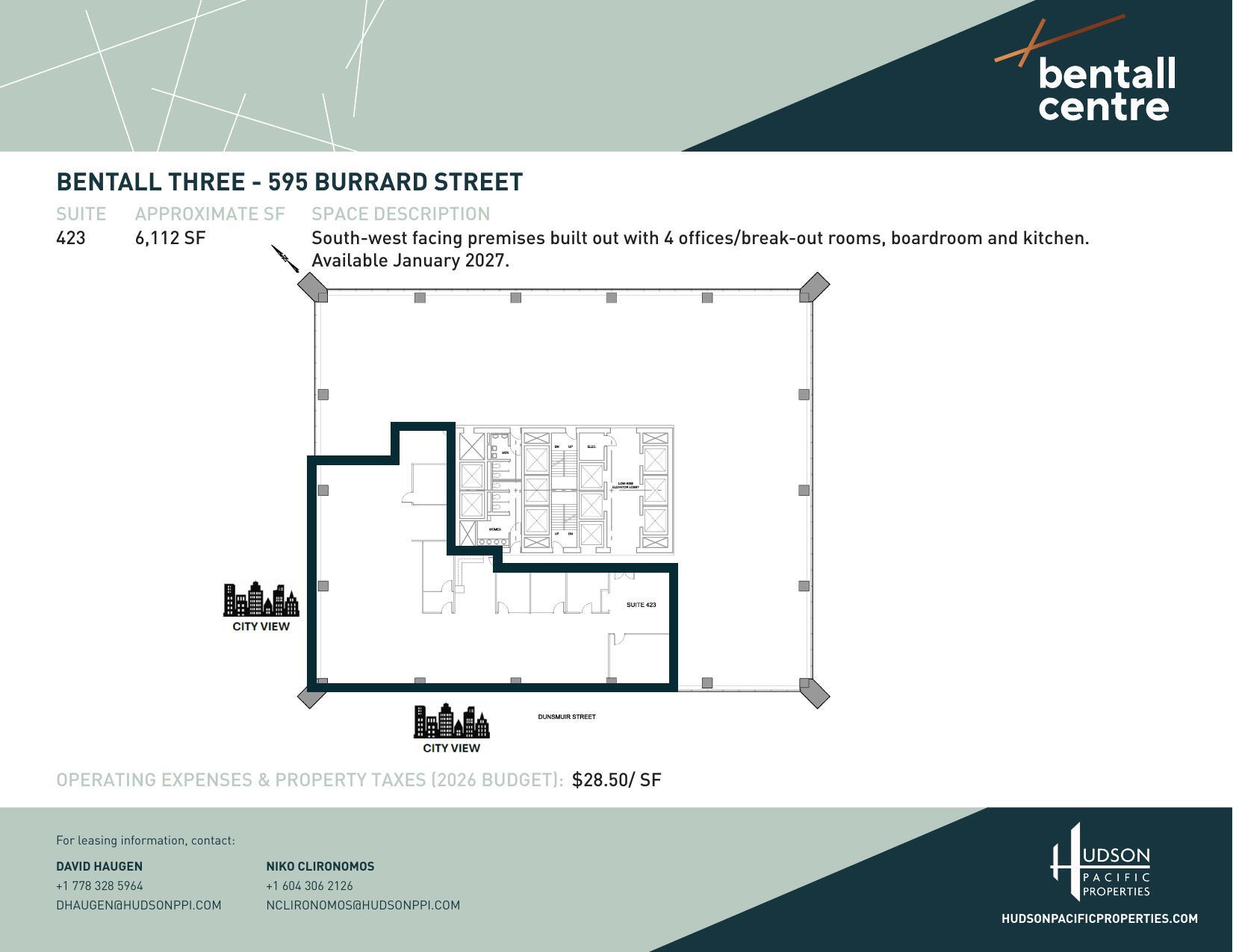 595 Burrard St, Vancouver, BC à louer Plan d’étage– Image 1 sur 1