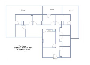 2310 Paseo Del Prado, Las Vegas, NV à louer Plan d’étage– Image 1 sur 1