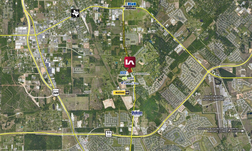 21431 Hufsmith-Kohrville Rd, Tomball, TX à vendre - Aérien – Image 3 sur 5